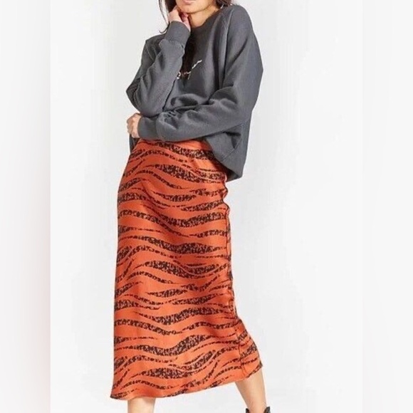 Anine Bing Dresses & Skirts - ANINE BING Bar Silk Zebra Skirt Size S